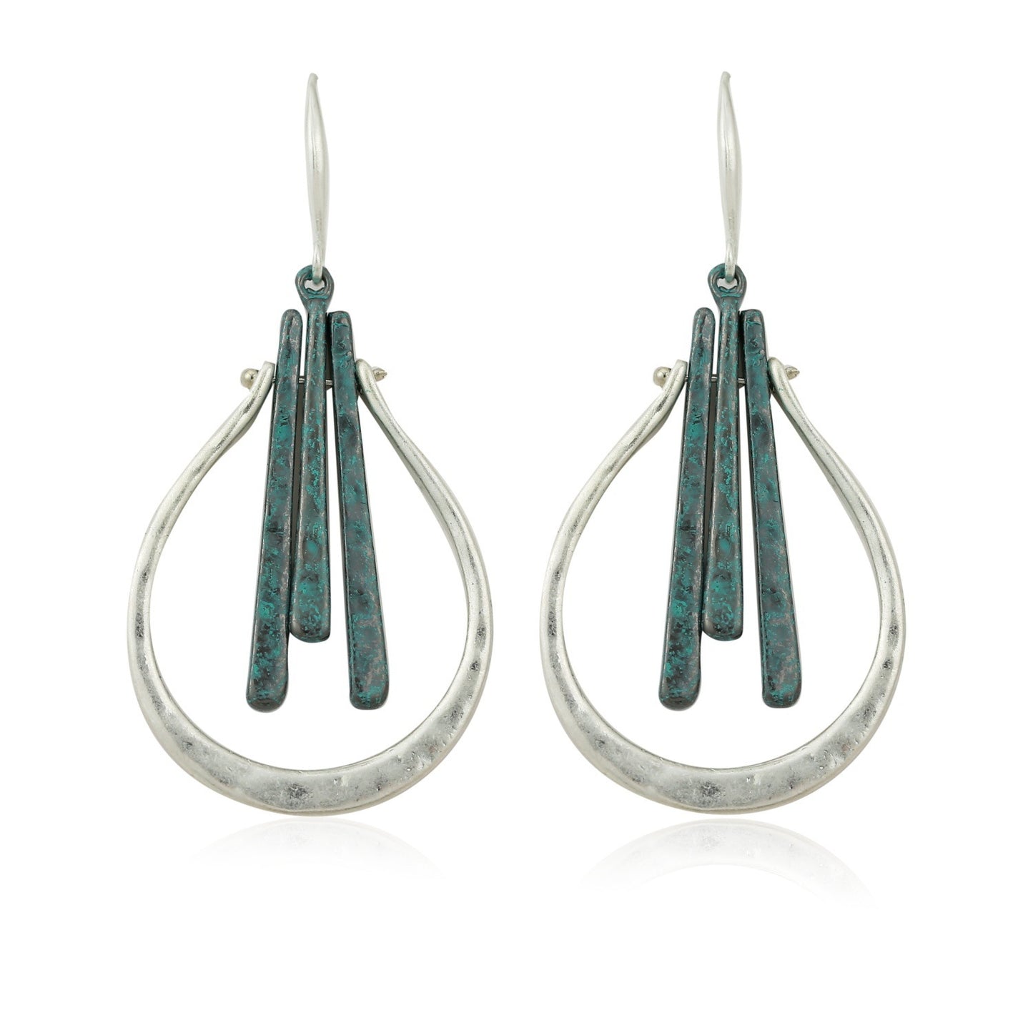 Cross-border Vintage Ethnic Earrings Exaggerated Retro Earrings Chinese Style Jewelry