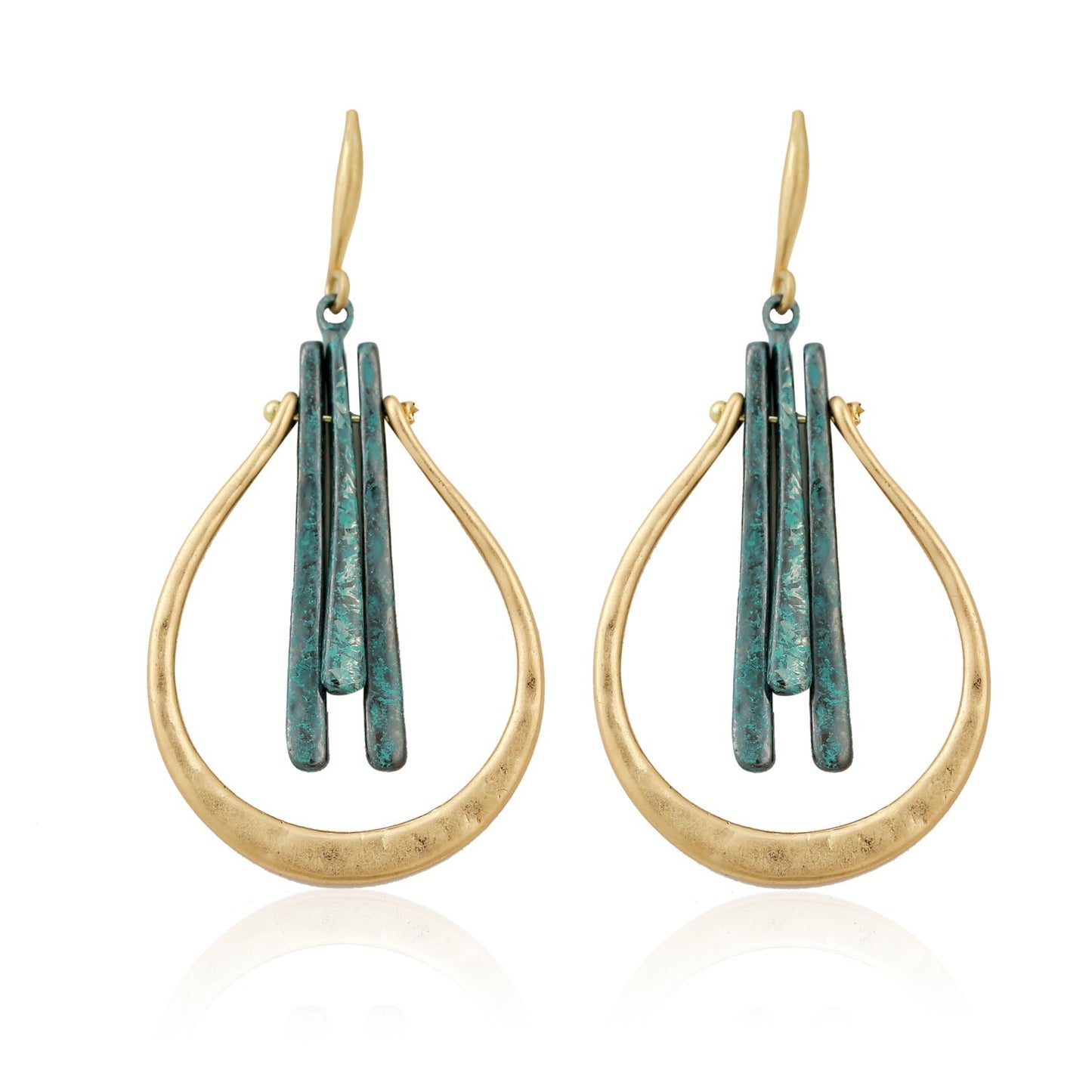 Cross-border Vintage Ethnic Earrings Exaggerated Retro Earrings Chinese Style Jewelry