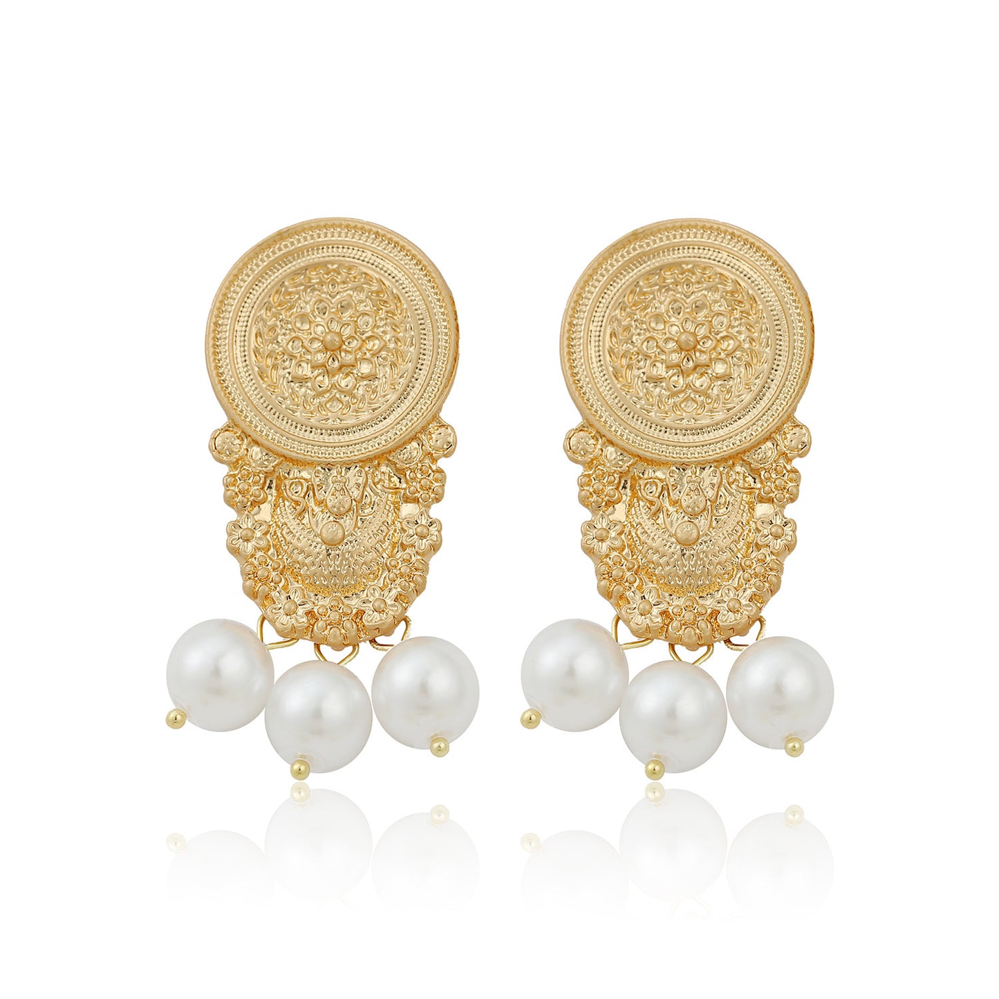 Cross-border Vintage Ethnic Earrings Exaggerated Retro Earrings Chinese Style Jewelry
