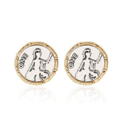 Cross-border Vintage Ethnic Earrings Exaggerated Retro Earrings Chinese Style Jewelry