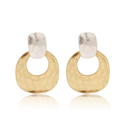 Cross-border Vintage Ethnic Earrings Exaggerated Retro Earrings Chinese Style Jewelry
