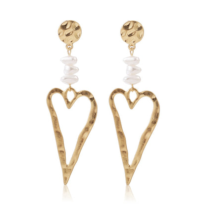 Cross-border Vintage Ethnic Earrings Exaggerated Retro Earrings Chinese Style Jewelry